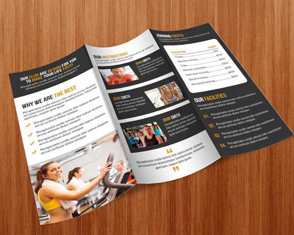 各類三折頁設計欣賞