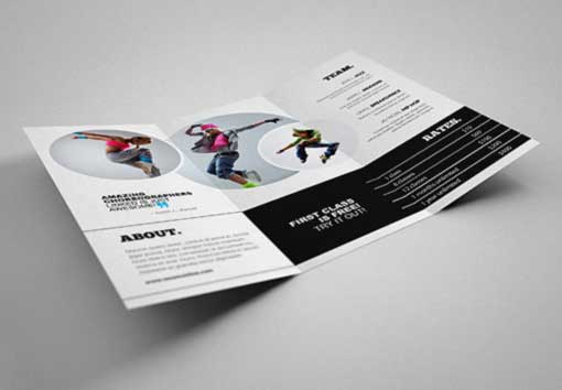 健身房折頁設計